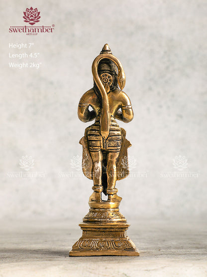 Antique Brass Hanuman statue