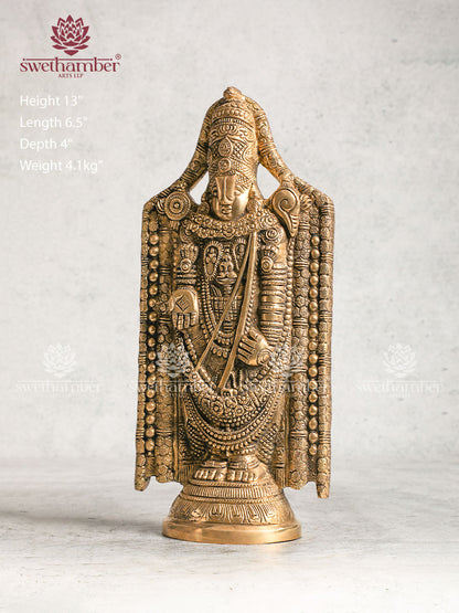 Brass Balaji Statue