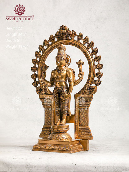 Brass Balaji Sculpture