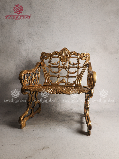Premium Brass Decorative Chair
