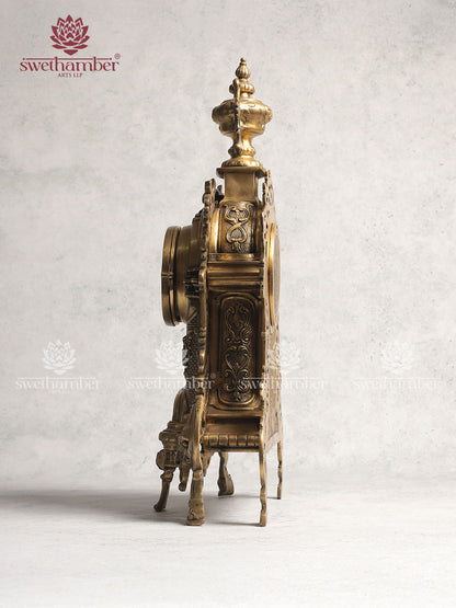 Brass Vintage Antique Table clock