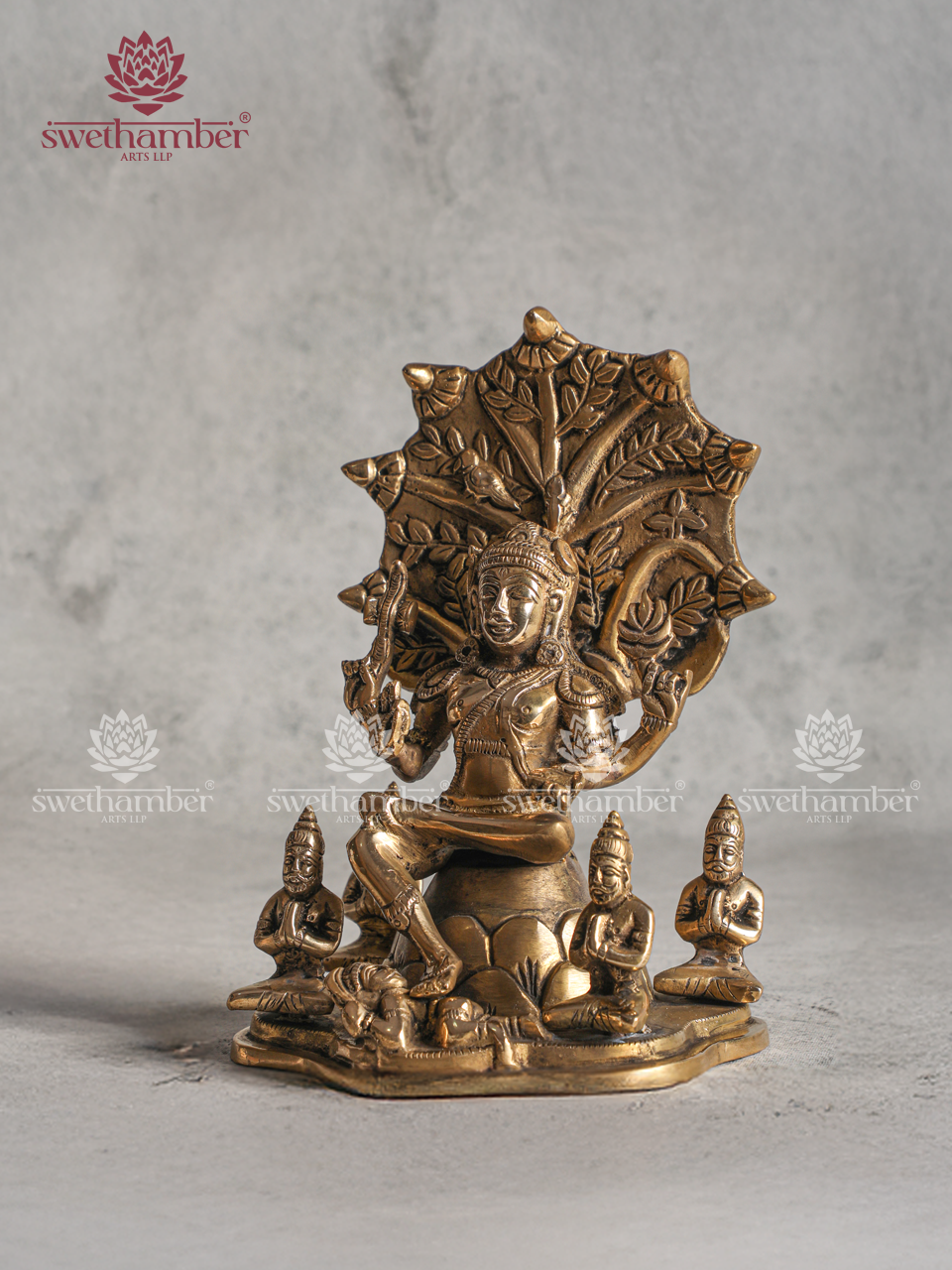 Dakshina Murthy Swamy Brass Murti – Premium Quality