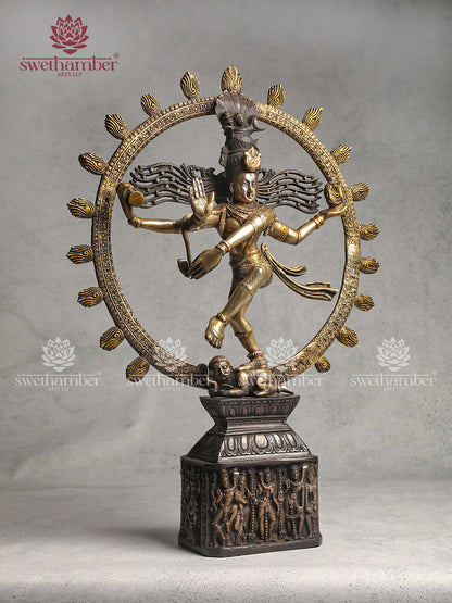 Brass Nataraja Figurine Colour
