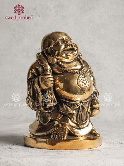 Happy Man Brass Figurine