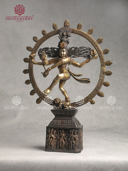 Brass Nataraja Figurine Colour