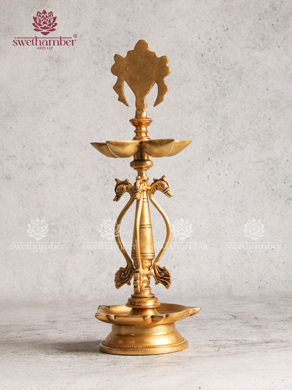Golden Finish Brass Table Lamp