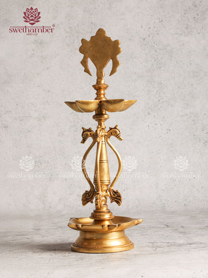 Golden Finish Brass Table Lamp