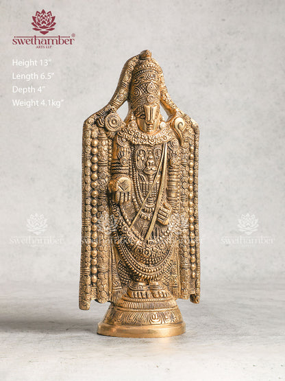 Brass Balaji Statue