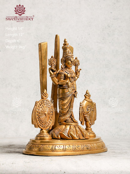 Brass Balaji Family For Pooja Room , Gifts & Home Décor