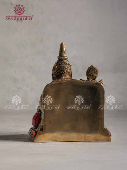 Brass Kuber Lakshmi Idol – Wealth & Prosperity Murti