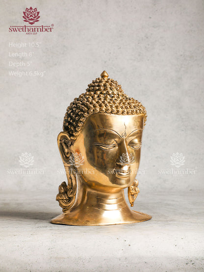 Brass Buddha Head