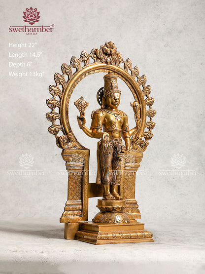 Brass Balaji Sculpture