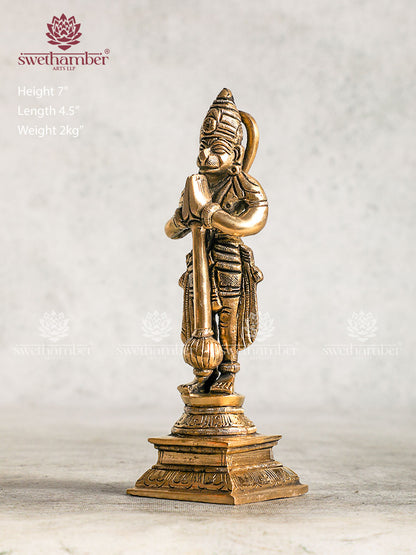 Antique Brass Hanuman statue