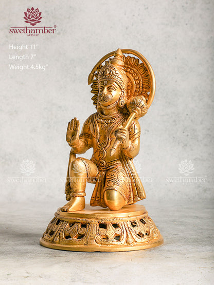 Brass Hanuman Idol For Gifts