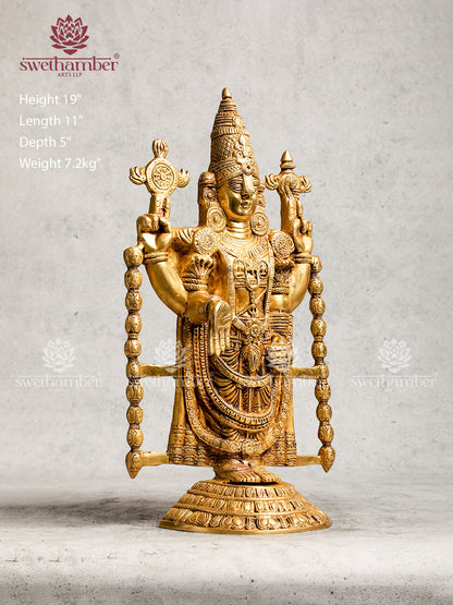 Brass Balaji Family For Pooja Room , Gifts & Home Décor