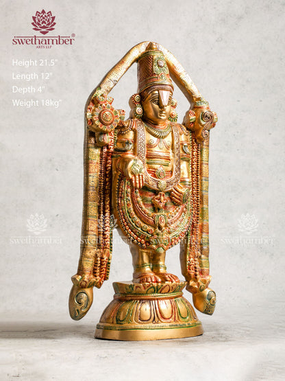 Brass Balaji Statue