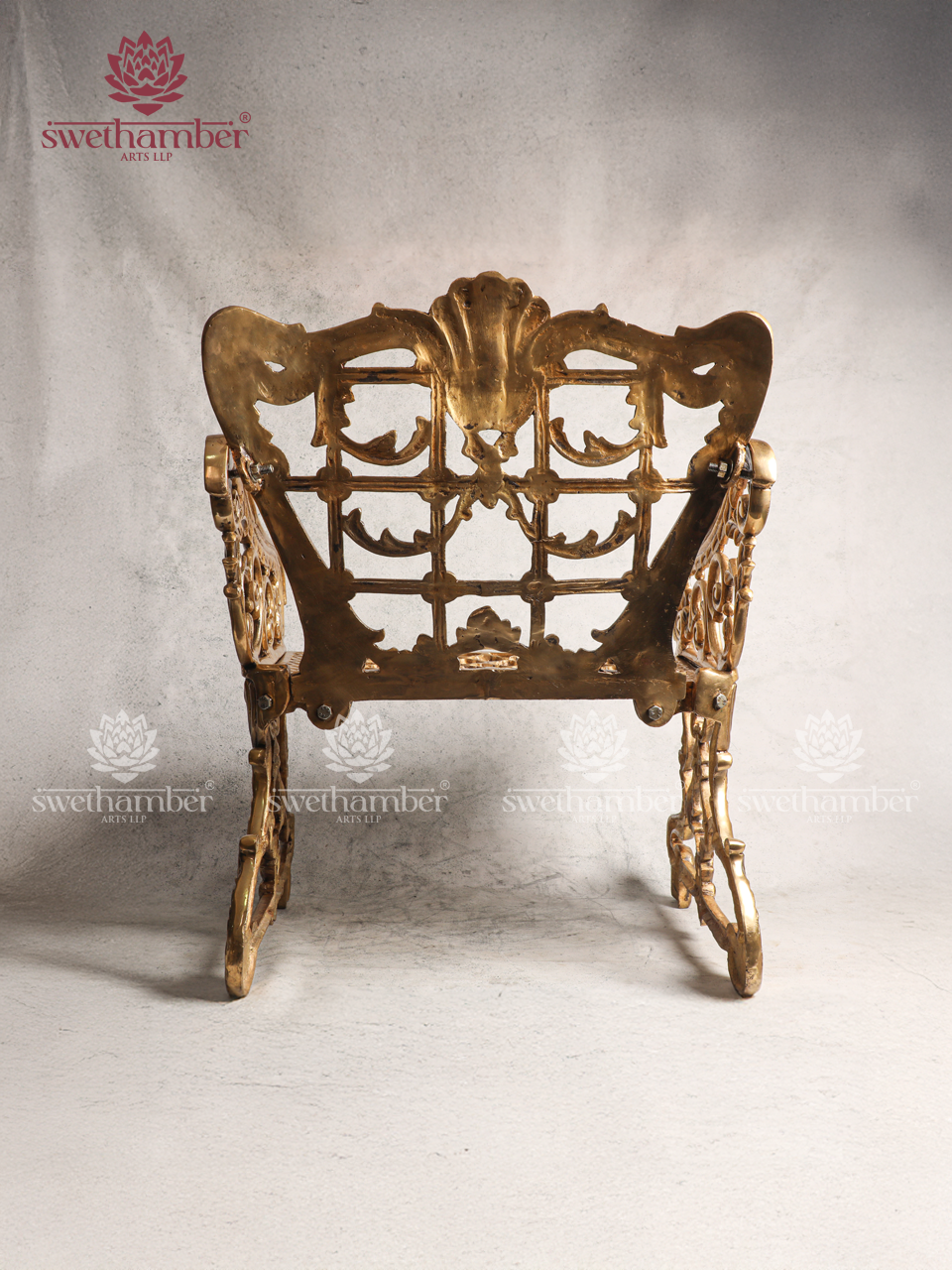 Premium Brass Decorative Chair