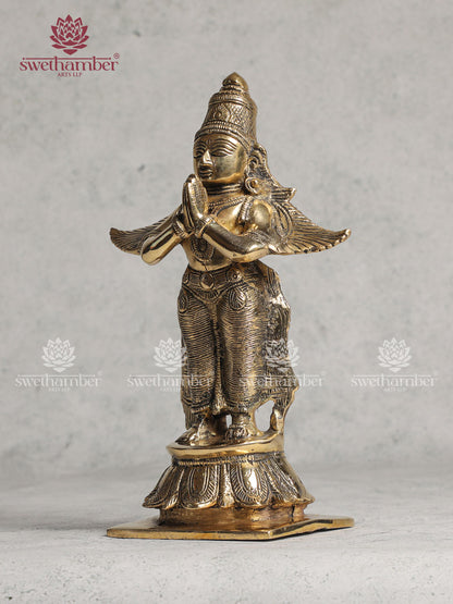 Hindu Brass Garuda Statue