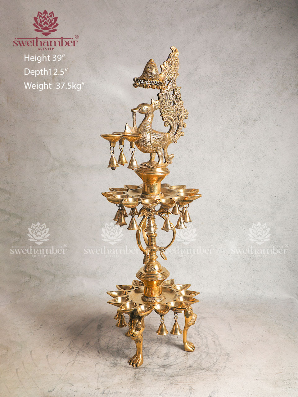 Decorative oil Brass lamp for Pooja Room & Decor