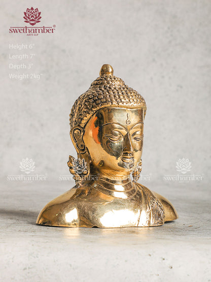 Buddha Face Sculpture