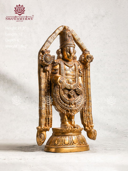 Brass Balaji Family For Pooja Room , Gifts & Home Décor
