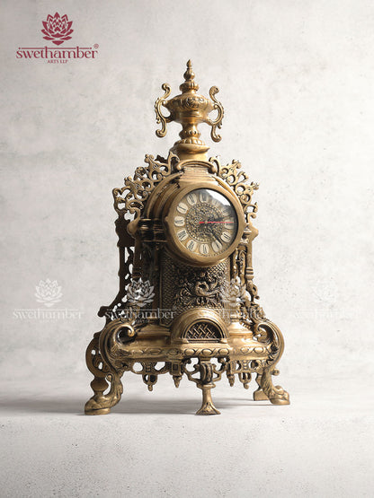 Brass Vintage Antique Table clock