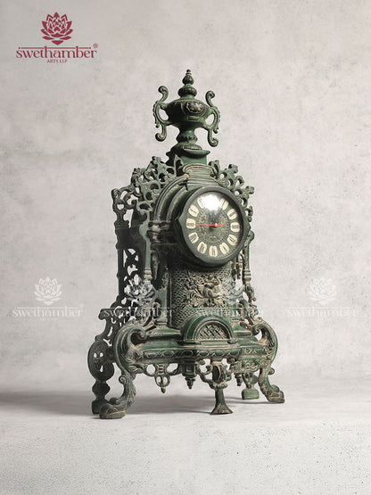 Brass Vintage Antique Table clock