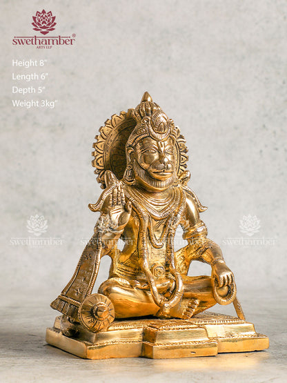 Brass Hanuman Idol For worship