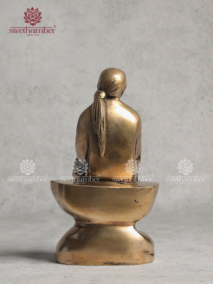 Sai Baba Sculpture In Brass