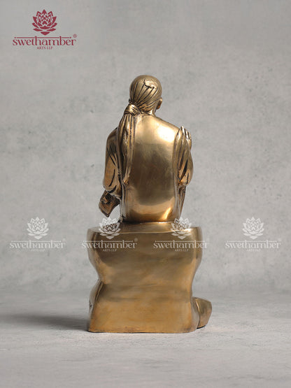 Sai Baba Sculpture In Brass