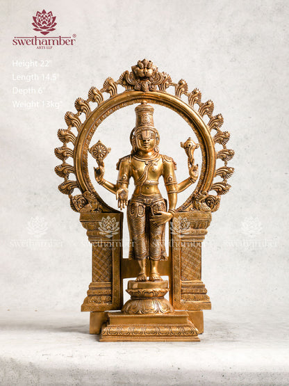 Brass Balaji Sculpture