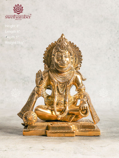 Brass Hanuman Idol For worship