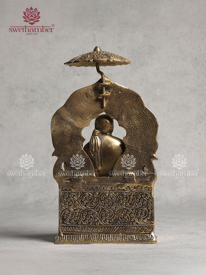 Brass Sai Baba Statue For Home Pooja & Home Décor