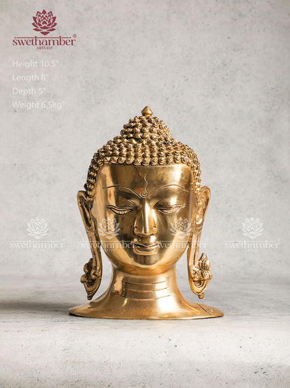 Brass Buddha Head