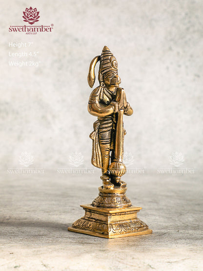 Antique Brass Hanuman statue