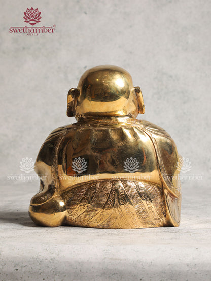 Happy Man Brass Figurine