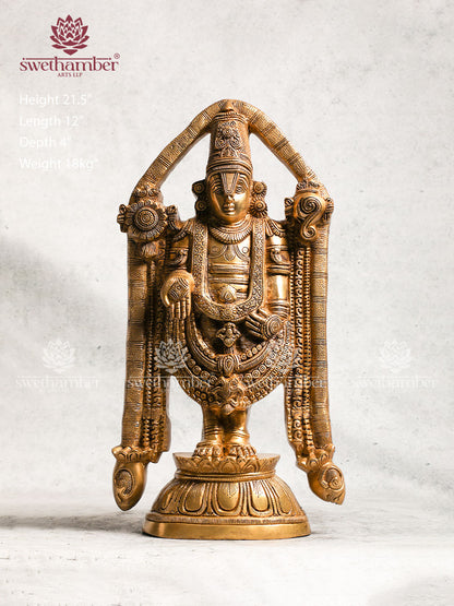 Brass Balaji Family For Pooja Room , Gifts & Home Décor