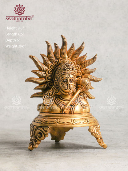 Brass Hanuman Head statue