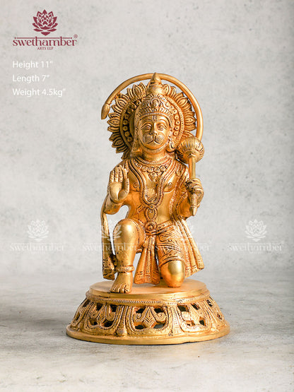 Brass Hanuman Idol For Gifts