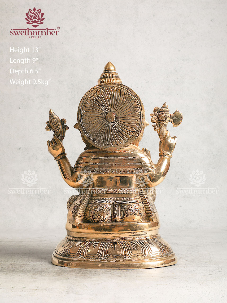 BRASS GANPATHI STATUE