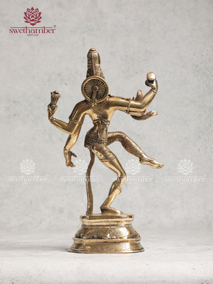 Brass Antique Ardhanarishvara Idol