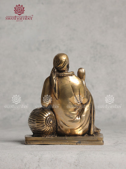 Brass Sai Baba Figurine