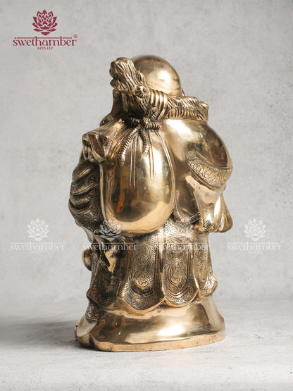 Happy Man Brass Figurine