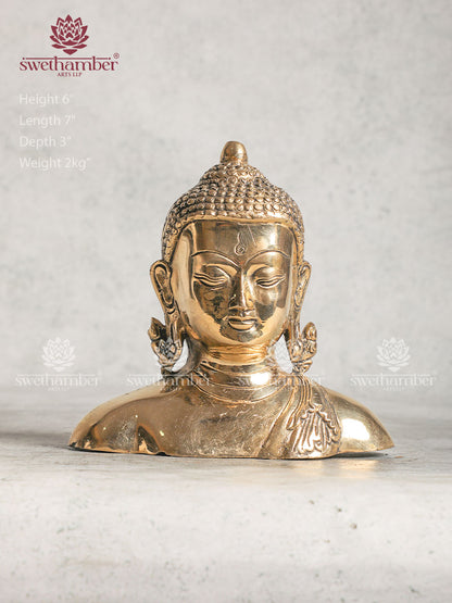 Buddha Face Sculpture