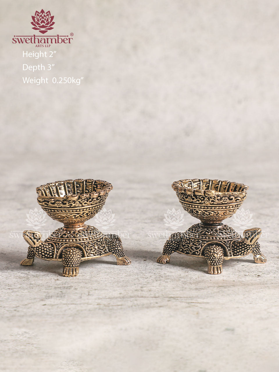 BRASS TORTOISE DEEPA