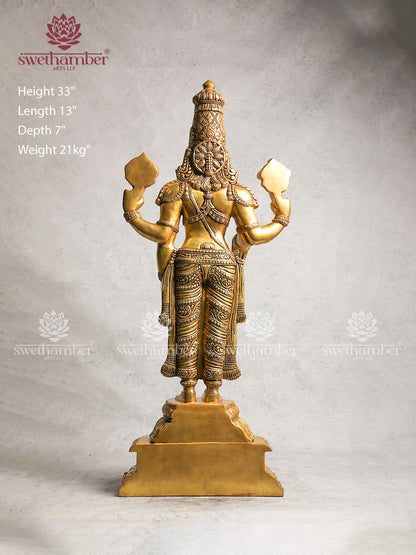 Brass Balaji Statue