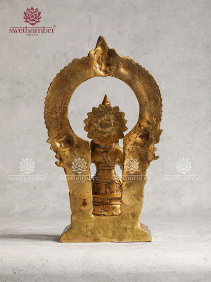 Brass Annapurna Devi Idol