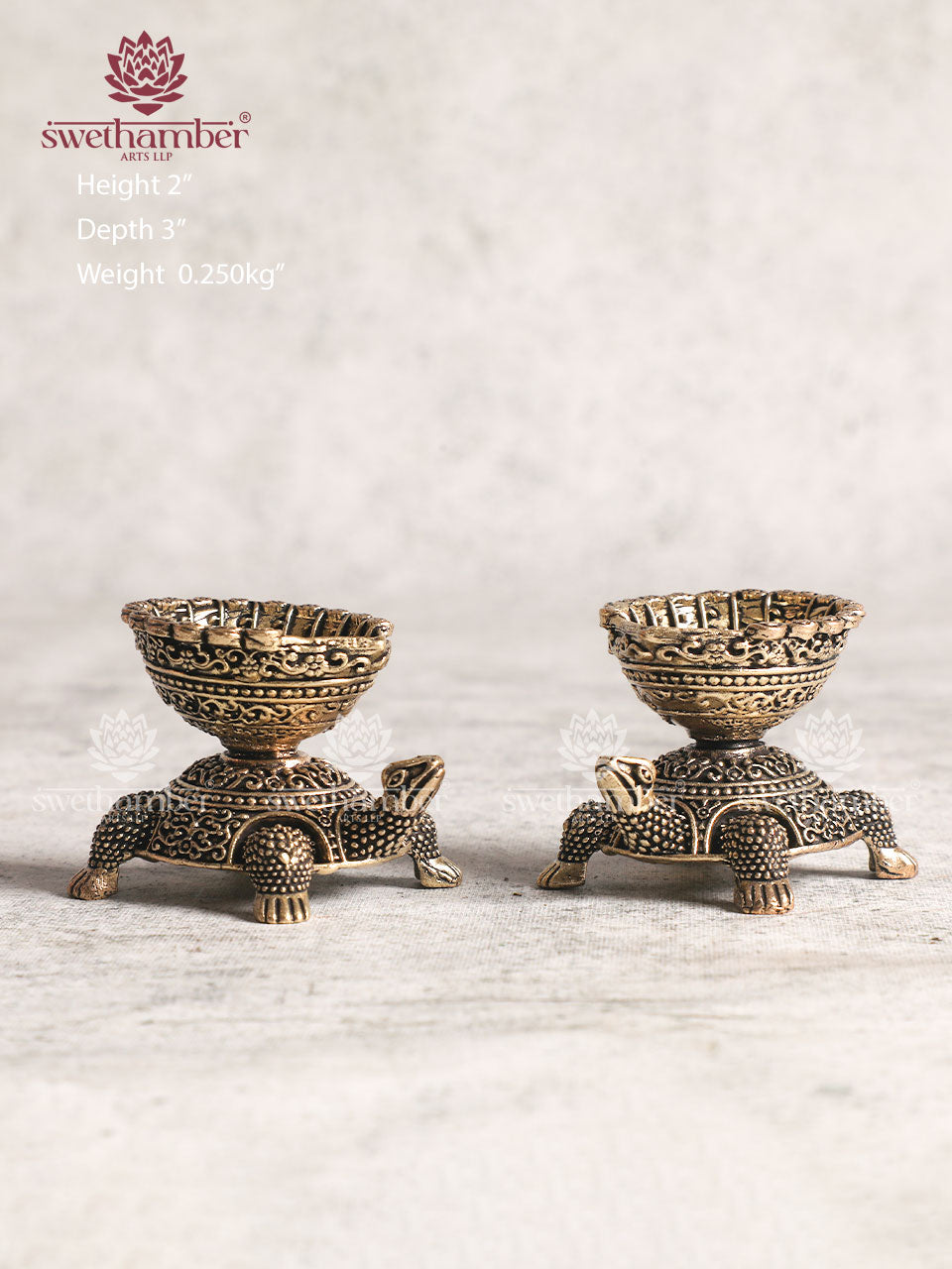 BRASS TORTOISE DEEPA