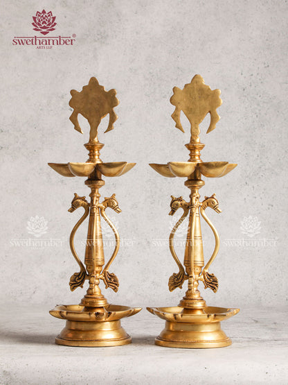 Golden Finish Brass Table Lamp