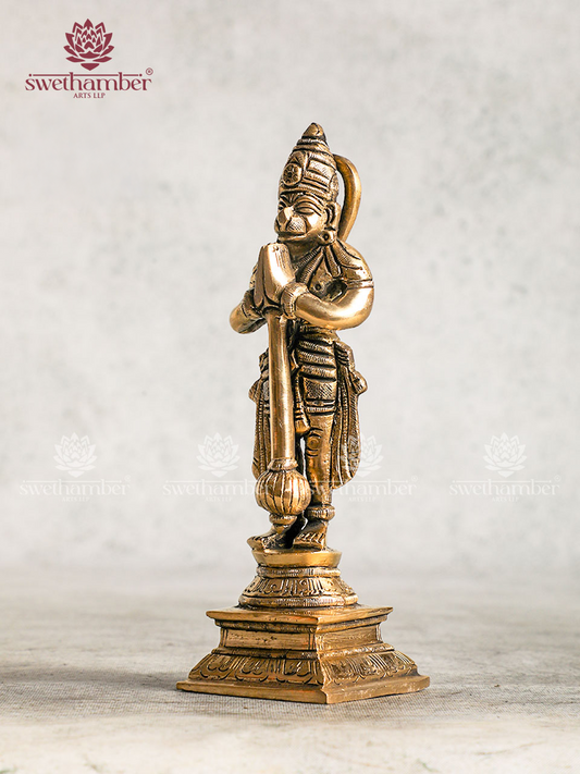 Antique Brass Hanuman statue